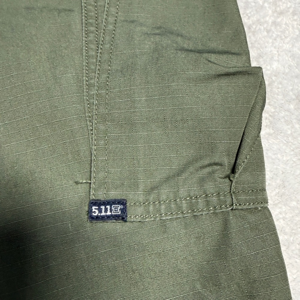 5.11 Tactical TDU Cargo Pants Mens 2XL Regular Green Ripstop 74003-190 - Picture 10 of 11
